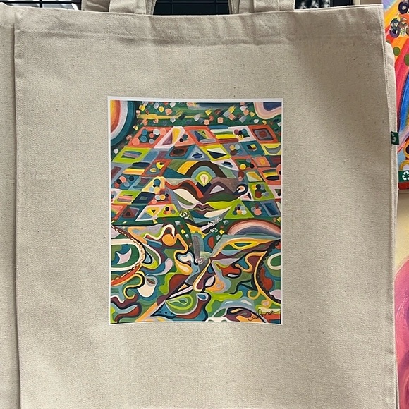 Premium Canvas Art-Printed Tote Bags - Picture 1 of 4